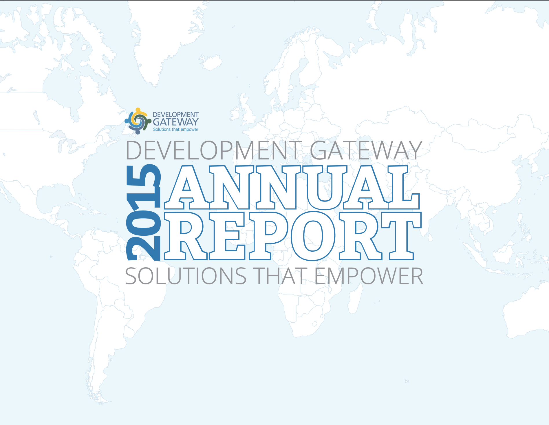 2015 Annual Report Cover