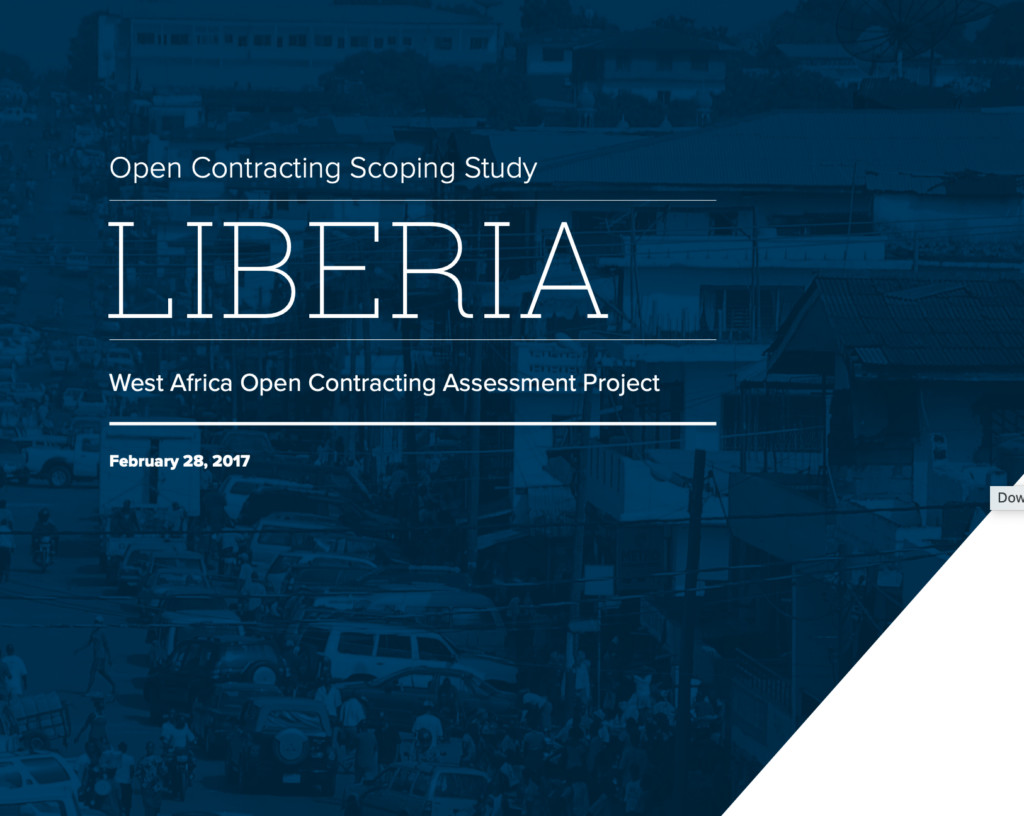 Open Contracting West Africa: Liberia
