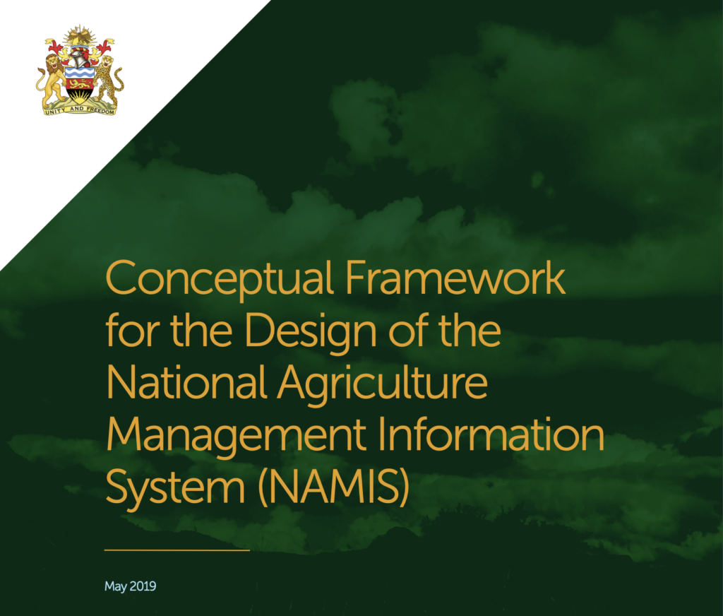 Conceptual Framework for the Design of the National Agriculture Management Information System (NAMIS)